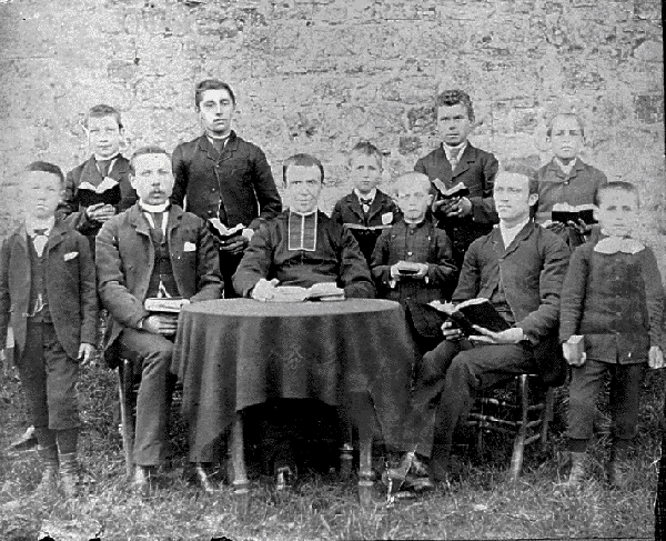 La classe de l'abb LEFVRE (?) en 1890
