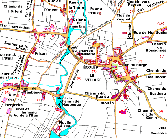 Carte de Bersillies